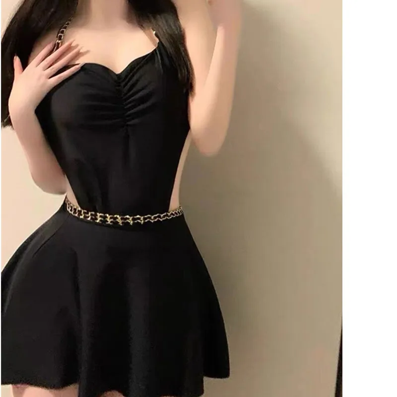 

Sexy Swimsuit for Women, Conservative Covering Belly Show, Slim, Small Breast, Fairy Bac, Korean, Instagram Fashion, New