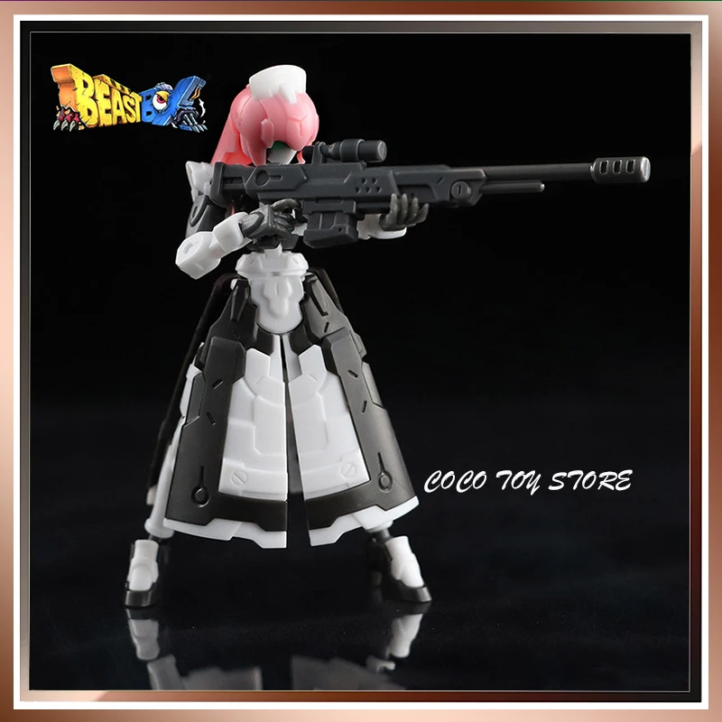 Original 52toys FIFTYSEVEN Assembled Model no57 Maid Pomelo Clothes Core Valkyrie Weapon Bag Mecha Model Tide Play Action Figure