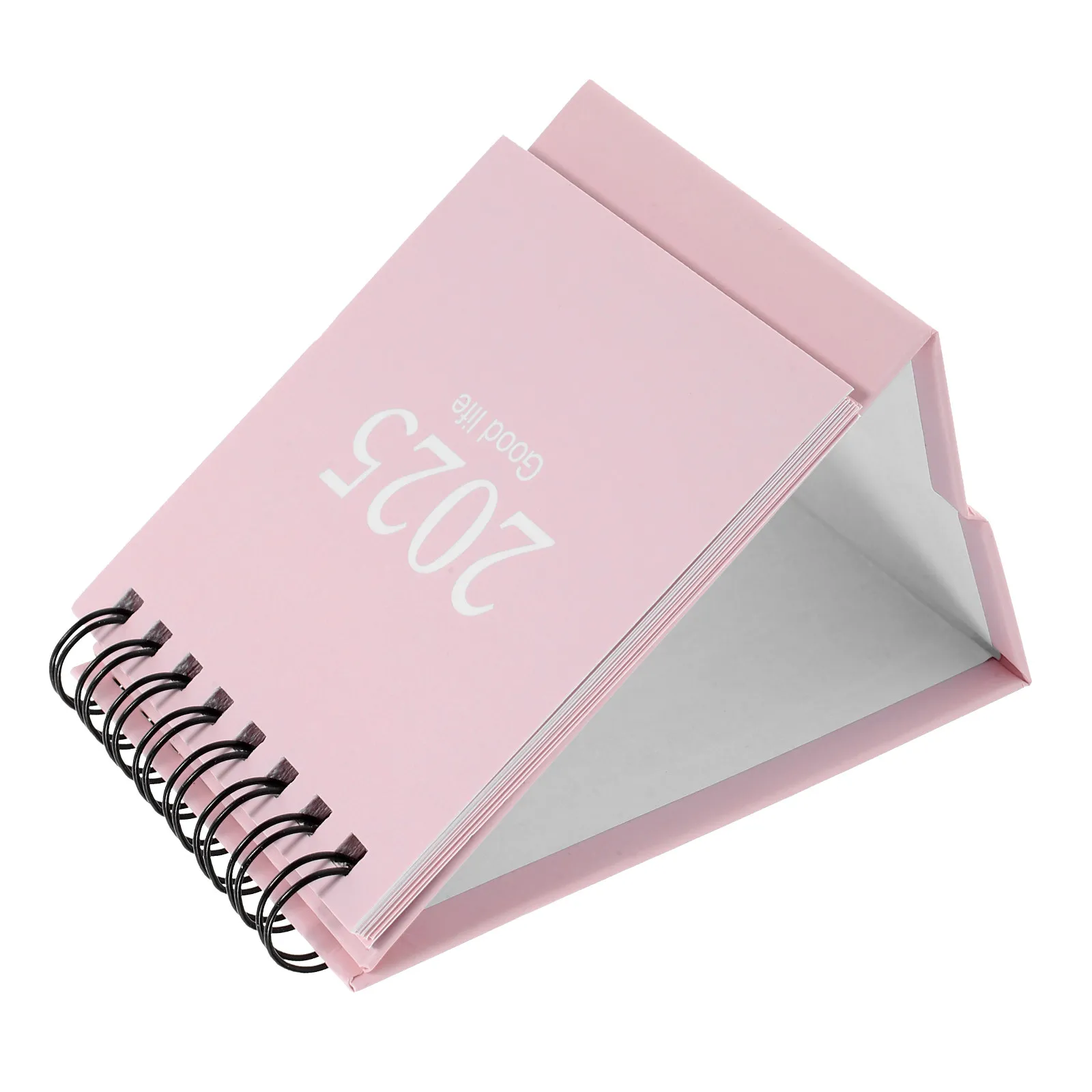 

Мини-настольный календарь на 2024-2025 годы, спиральный перекидной календарь из плотной бумаги для офиса, дома, учебы, ежедневного планирования и планирования мероприятий