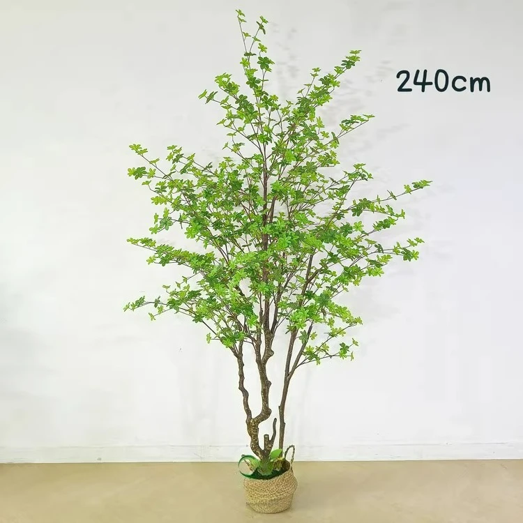 Customizable simulation large green hanging bell tree indoor and outdoor