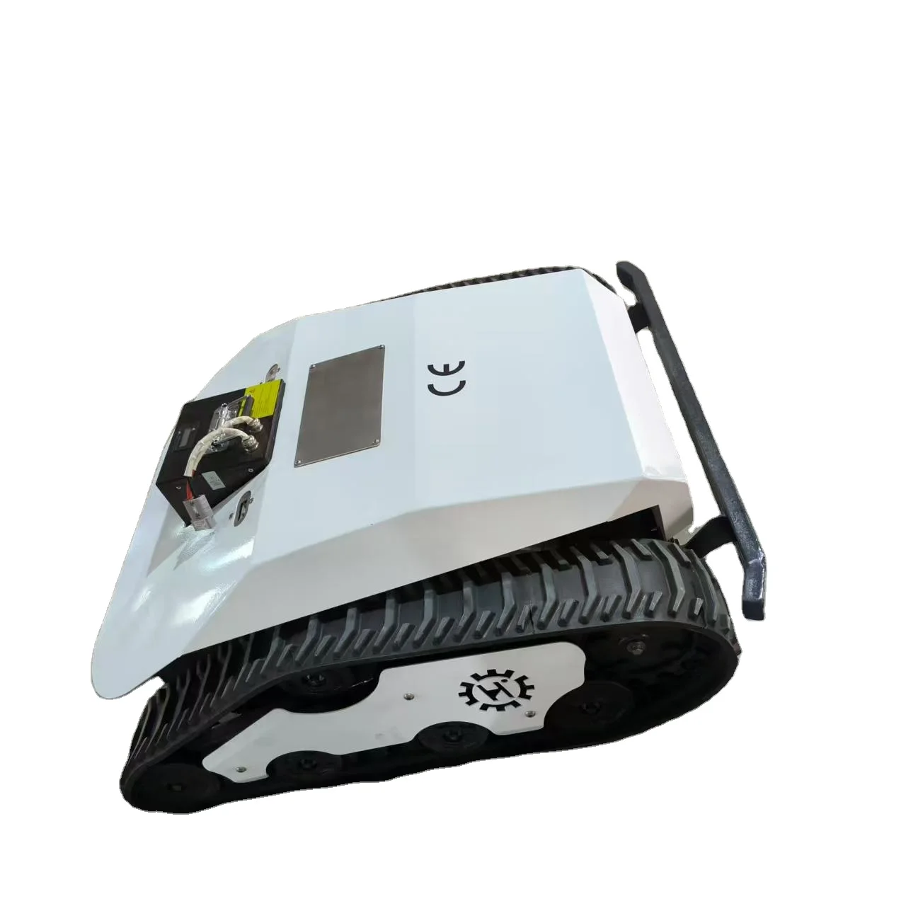 

Fully Automatic Tracked Lawn Mower, Heavy-duty Steel Blade, for Large Gardens and Commercial Landscaping