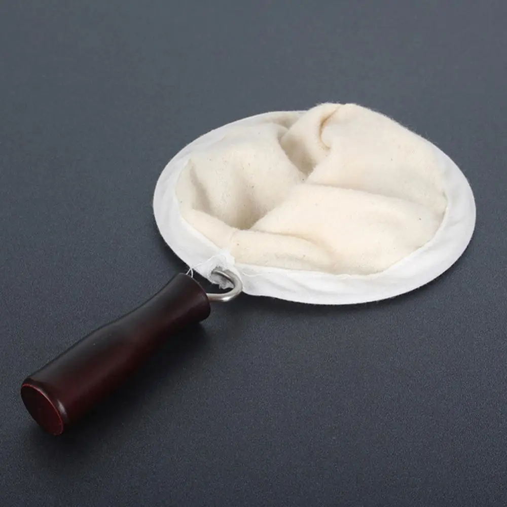 

Reusable Coffee Filter Bag Cloth Handmade Coffee Filter Strainer With Wood Handle Filter Pack Pot Flannel Cloth Mesh Basket Tool