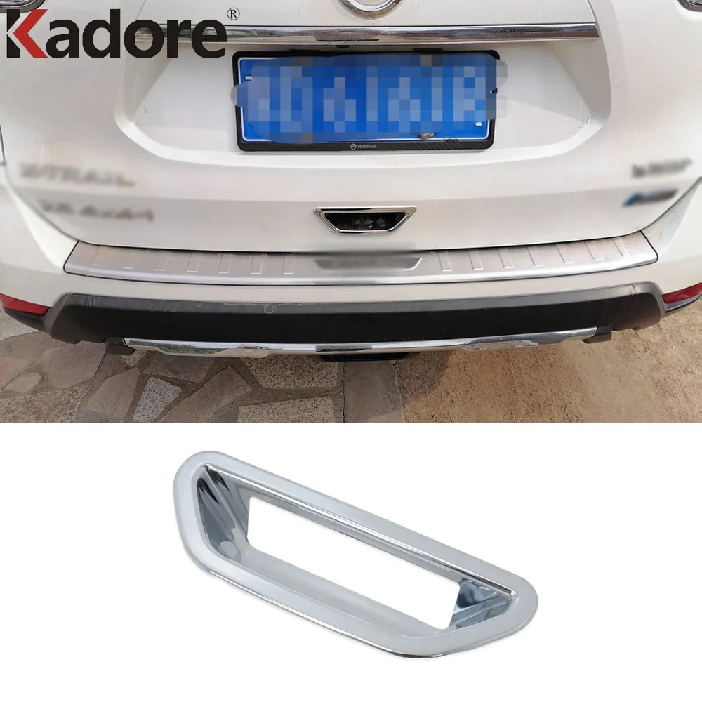 For Nissan Rogue X-trail 2021 2022 2023 2024 2025 Chrome Rear Trunk Door Handle Bowl Cover Trim Car Styling Exterior Accessories