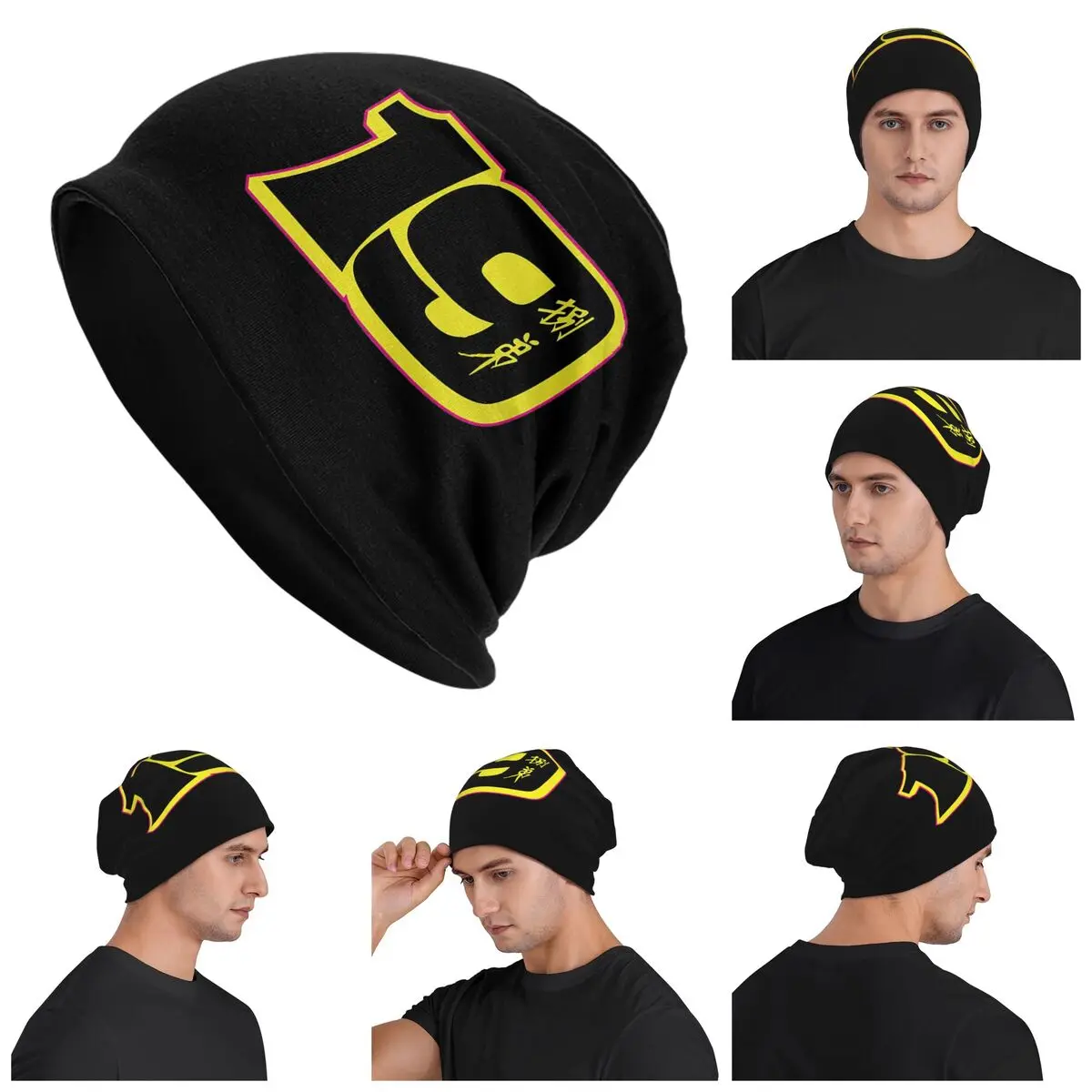 

Alvaro Bautista Number 19 Warm Knitted Cap Fashion Bonnet Hat Autumn Winter Outdoor Beanies Hats for Unisex Adult