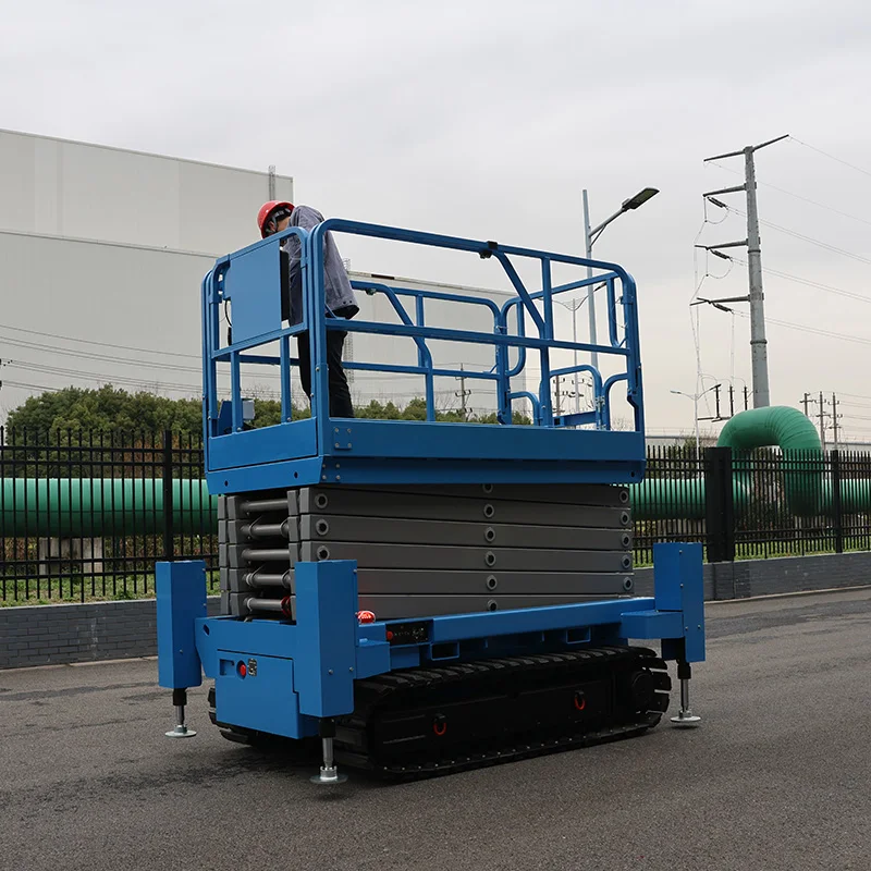 Aerial work platform 320kg 350kg self-propelled hydraulic scissor lift platform workbench