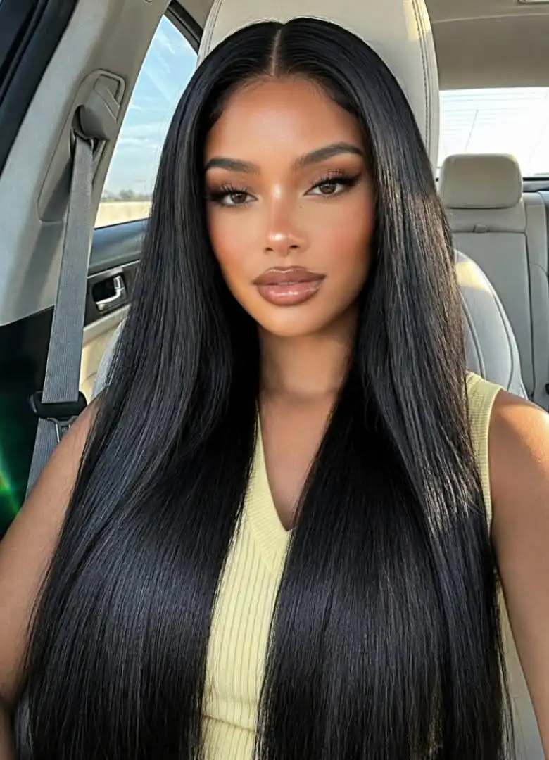 34 36 Inch Straight Lace Front Wigs Human Hair 13x4 Lace Wigs For Women Brazilian Pre Plucked 13x6 Hd Lace Frontal Wig