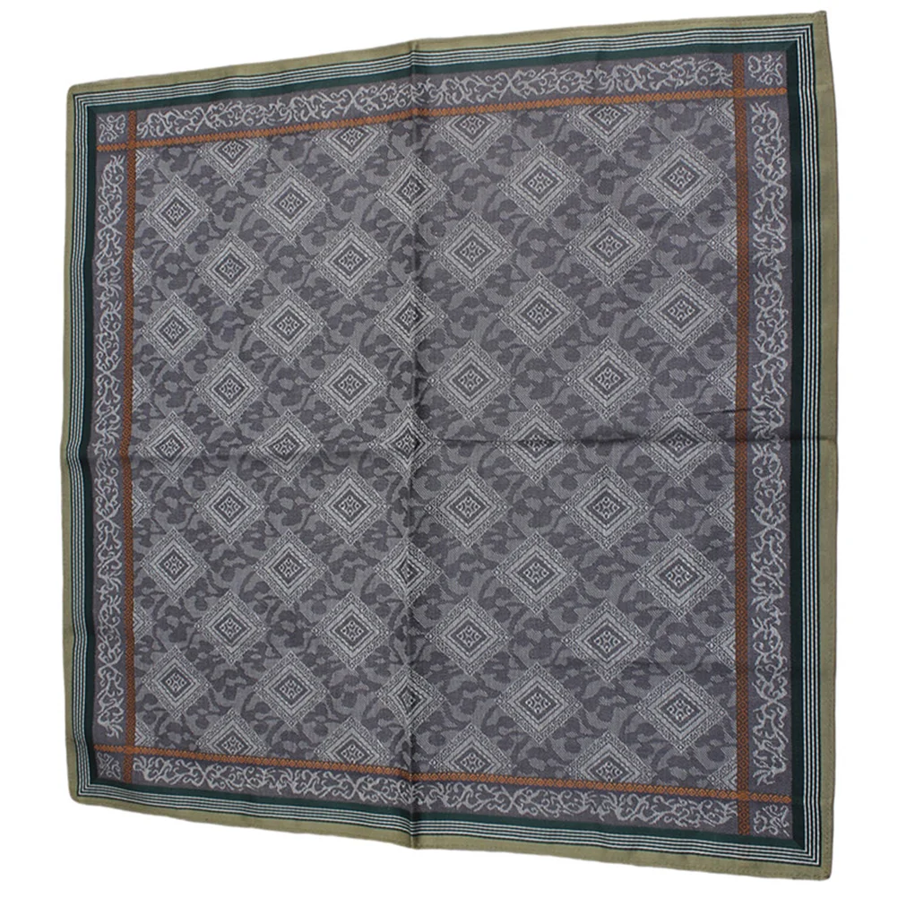 Fazzoletto da uomo fazzoletti di cotone Bandana per tasca sciarpa quadrata donna Lady Miss