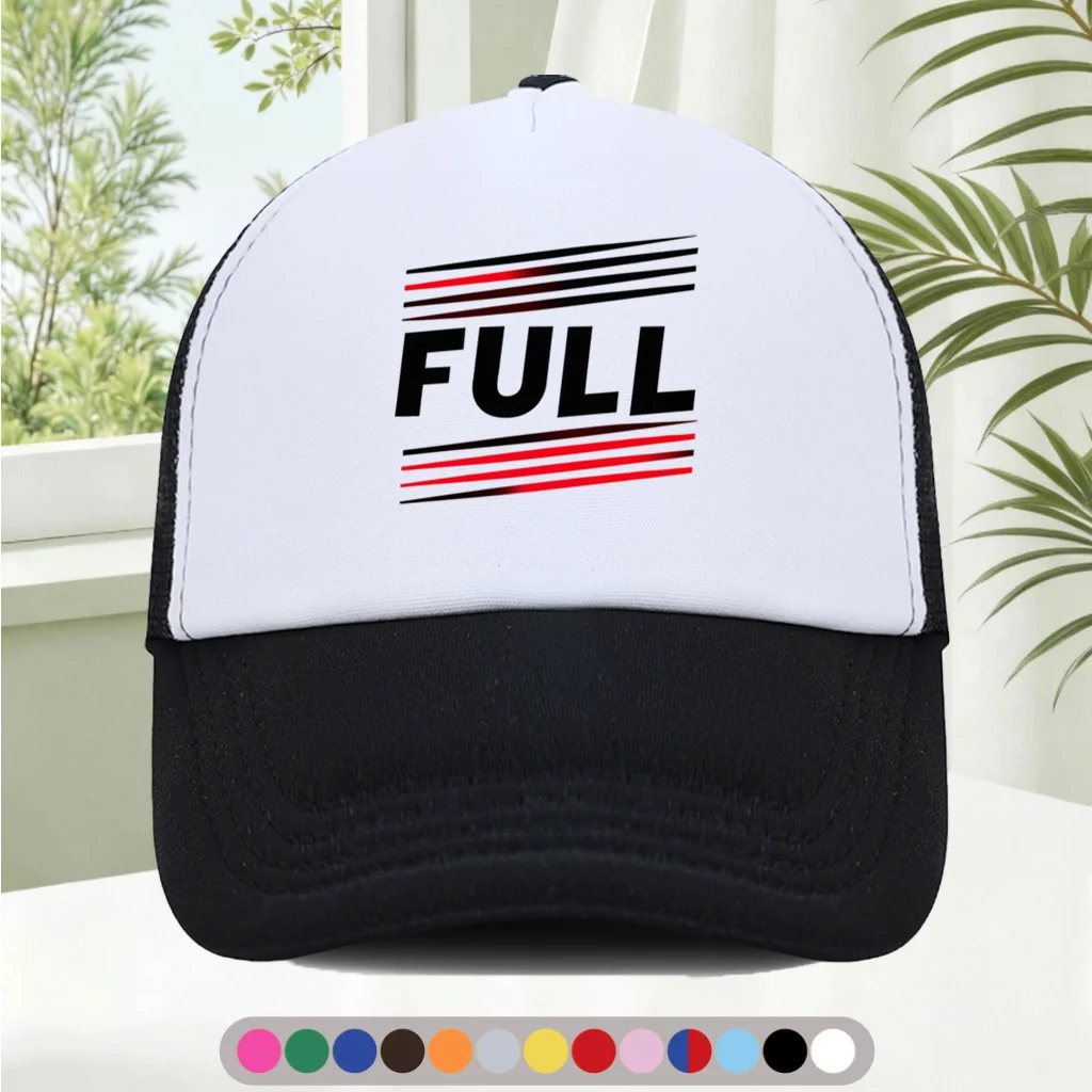 Fashionable and Versatile Sponge Mesh Cap  Features Cool Printed Patterns, Unisex  American Trucker Hat  HighQuality Hat  S