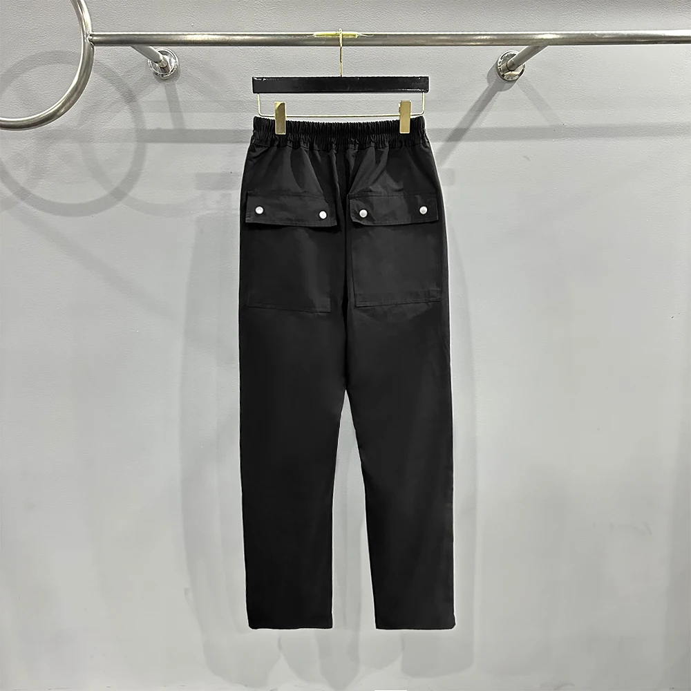 Owen Seak pantaloni Cargo da uomo pantaloni Casual larghi da uomo gotici autunno High Street pantaloni lunghi neri XL