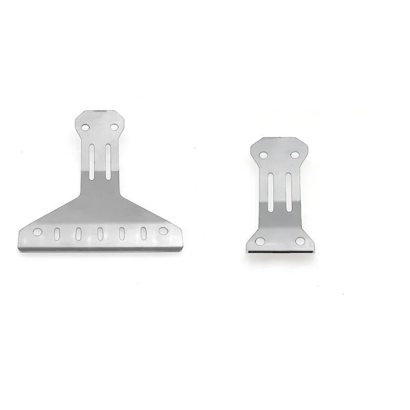 Protezione per armatura del telaio anteriore e posteriore in acciaio inossidabile per Tamiya XV-02 Pro XV02 58707 1/10 RC Car Aggiornamenti Parti