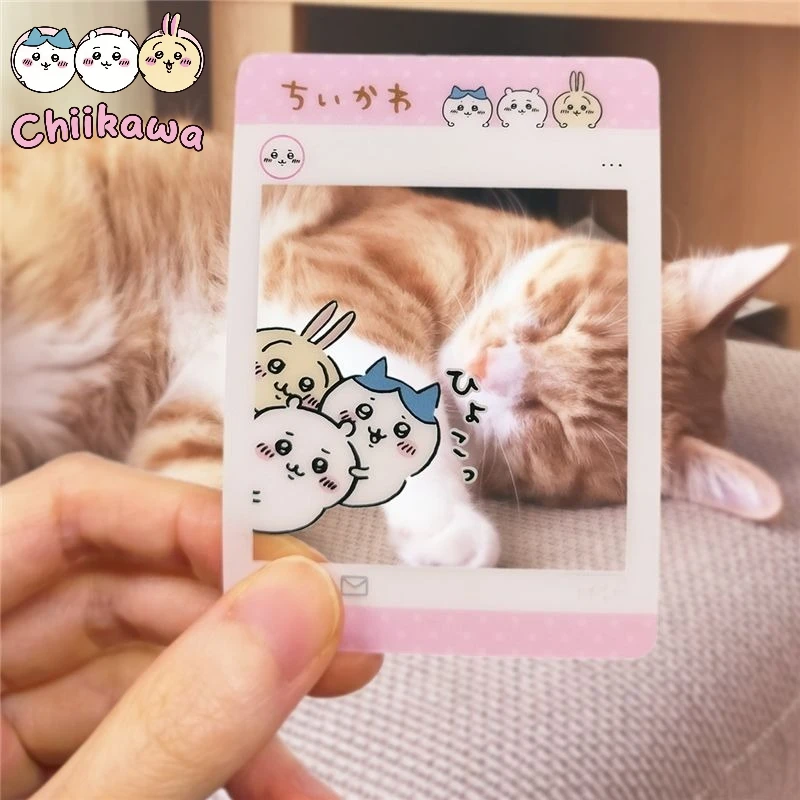 Chiikawa Hachiware Ins Meal Card, niedliche Fotodekoration, kreative Geburtstagsgeschenke für beste Freunde, Jungen und Mädchen