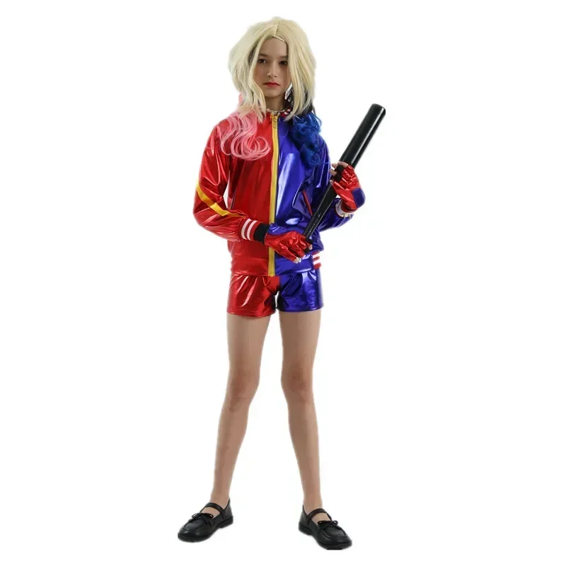 نوع المهرج Meisje Rollenspel Kostuum Film المهرج Meisje Geborduurde Jas Halloween Uitvoering Kostuum Accessoire Se #4