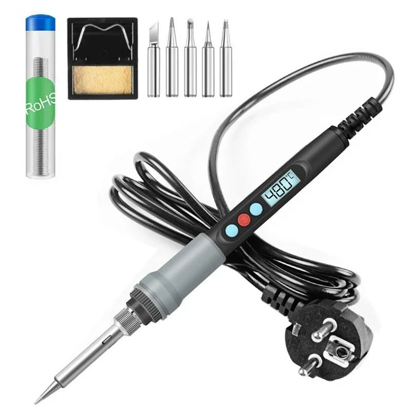 90W High quality digital display soldering iron home maintenance soldering tin gun A lot interior hot-type soldering pen suit