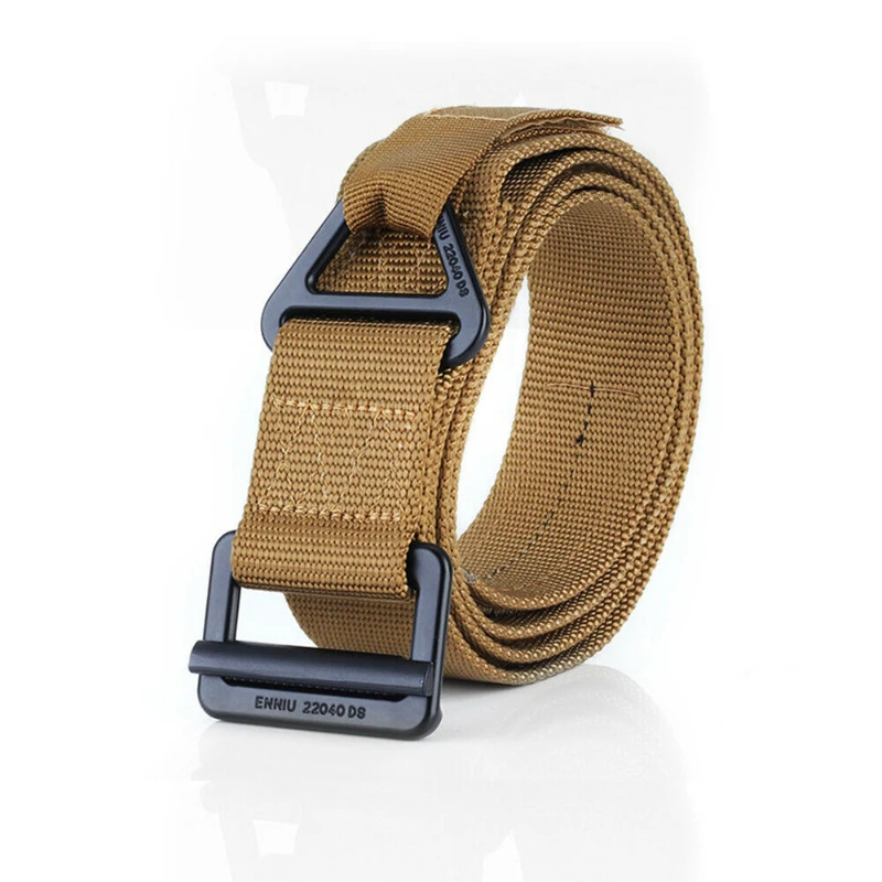 Hot Selling New Trend Men\'s Belt Simple and Fashionable Canvas Outdoor Tactical Climbing Teenage Men\'s Belt Versatile Decoration