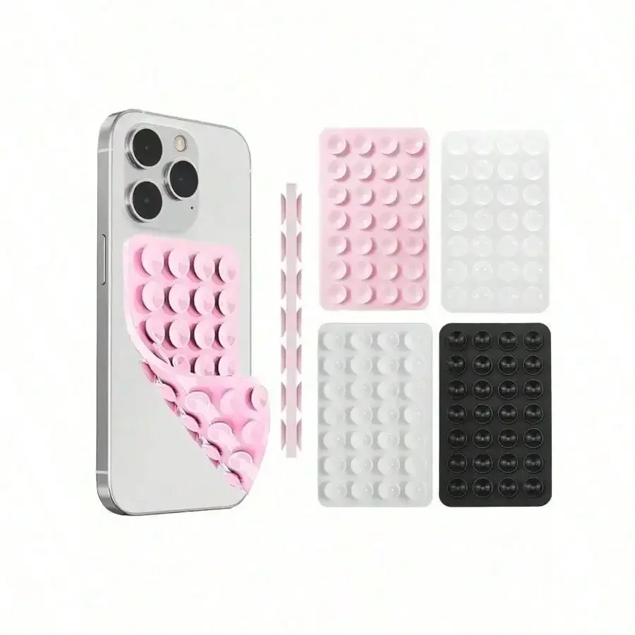 Silicone Octopus Phone Stand, Anti-slip Suction Grip Holder, Portable Adhesive Bracket for All Mobile Phones