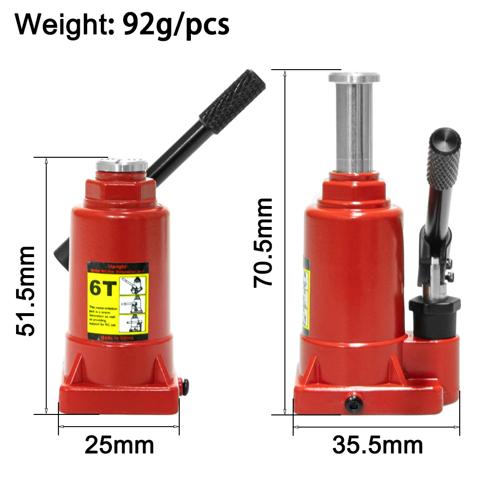 

6t металлические подставки для радиоуправляемого автомобиля с регулируемой высотой для масштаба 1/10 Rc Crawler Car Trx4 Trx6 Axial Scx10 Wraith Vs4-10 Yikong Rgt Mjx