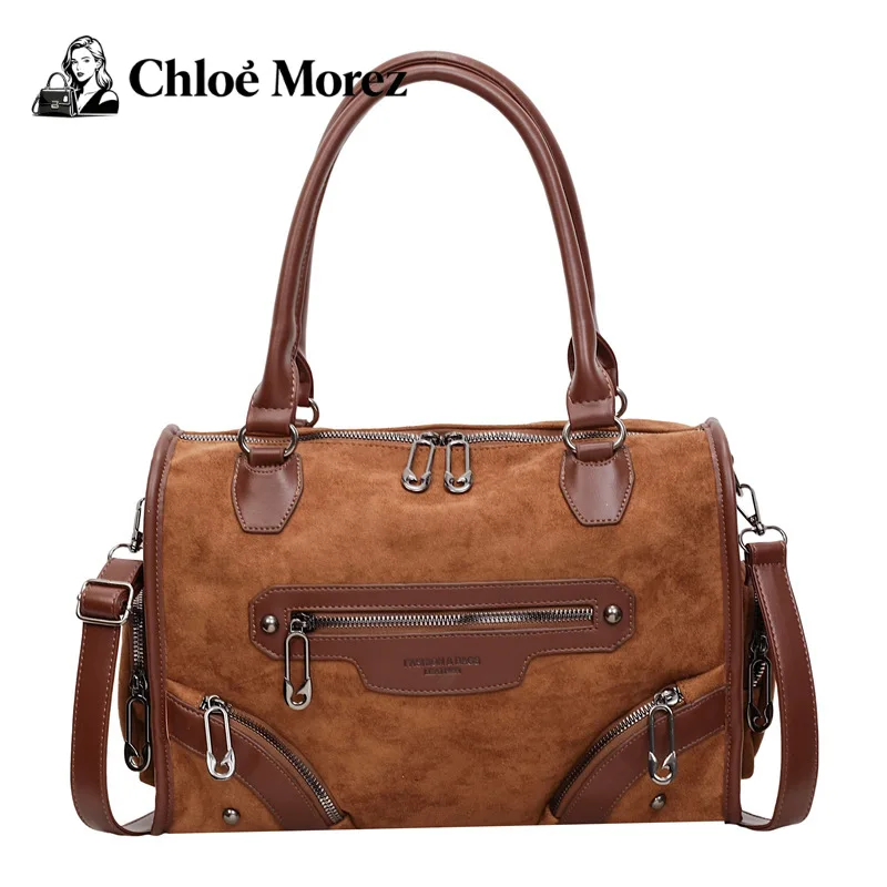 

Large Capacity Fashion Studded Biker Bag Commuter Tote for Sweet & Spicy Girls Shoulder Bucket Bag