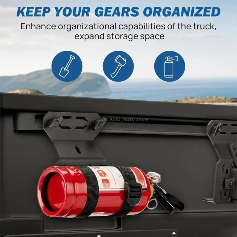 

Монтажная скобка для инструмента на гусеничном ходу автомобиля. Тяжелая стальная конструкция для безопасной организации передач.