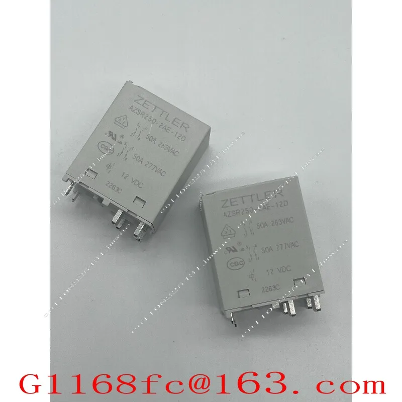 AZSR250-2AE-12D New Original Power Relay 12VDC 50A Through Hole Relay for Solar Inverter EV Charger
