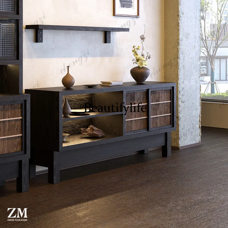 Wabi Side Table Display Cabinet Line, Merchandise Display Desk, Tea Room B & B Club, Seal Cabinet