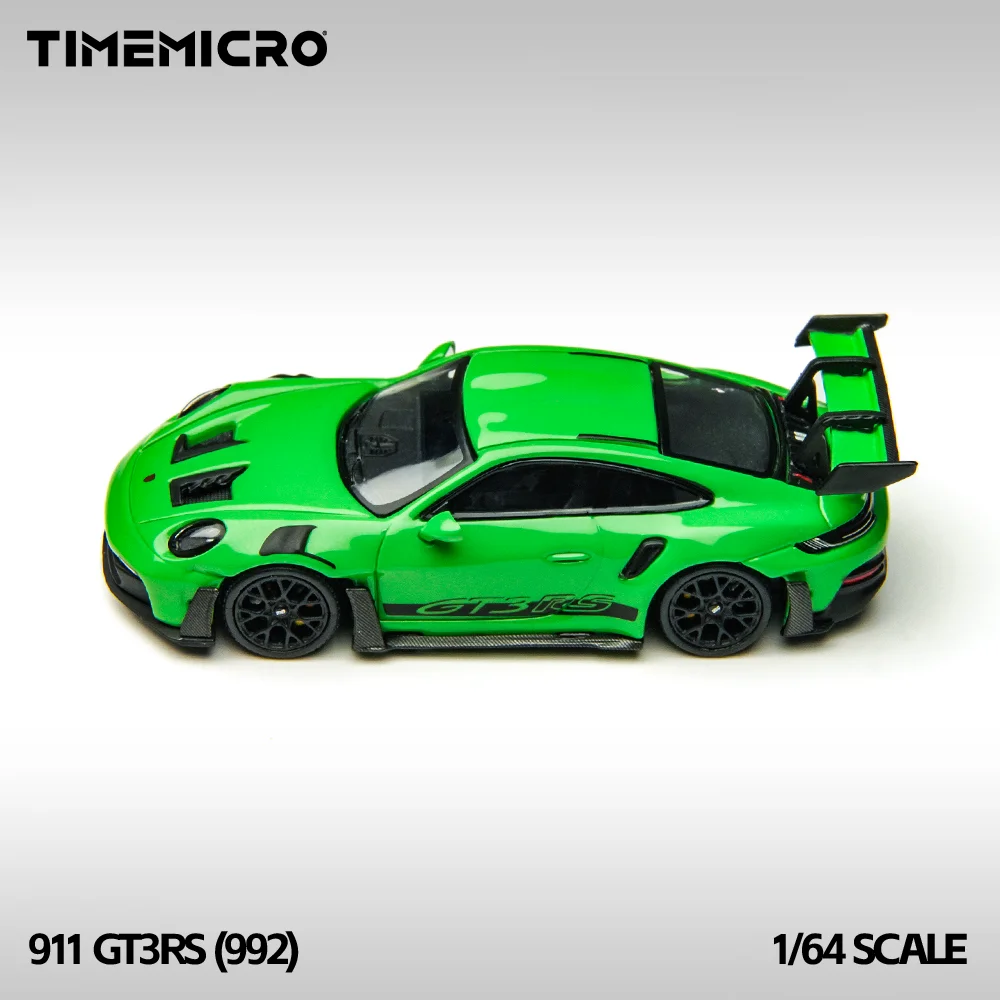 

* Предварительный заказ * TIME MICRO 1:64 992 GT3 RS, зеленая живопись, имитация сплава, модель автомобиля для хобби и дисплея * подарок
