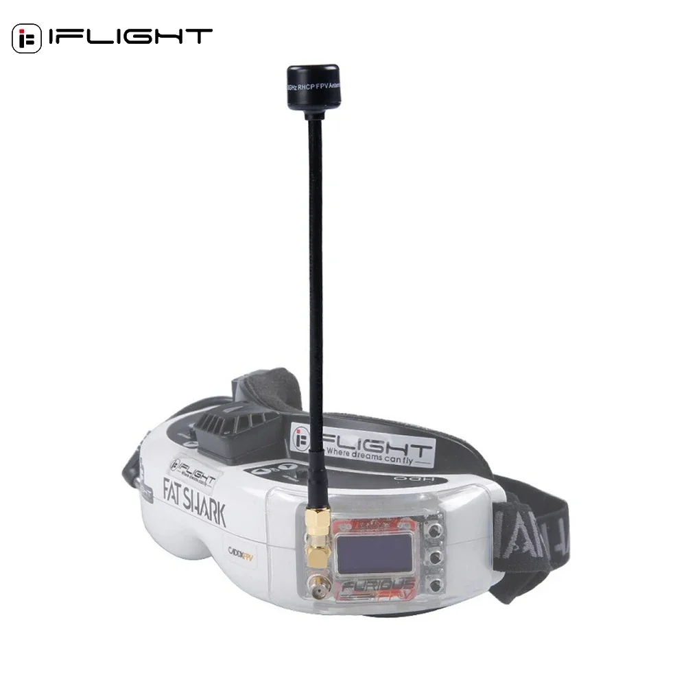 iFlight 15CM 5.8G 2dBi Omnidirectional Pagoda FPV Antenna - SMA/RP - SMA Interface Optional, 95% Radiation Efficiency!