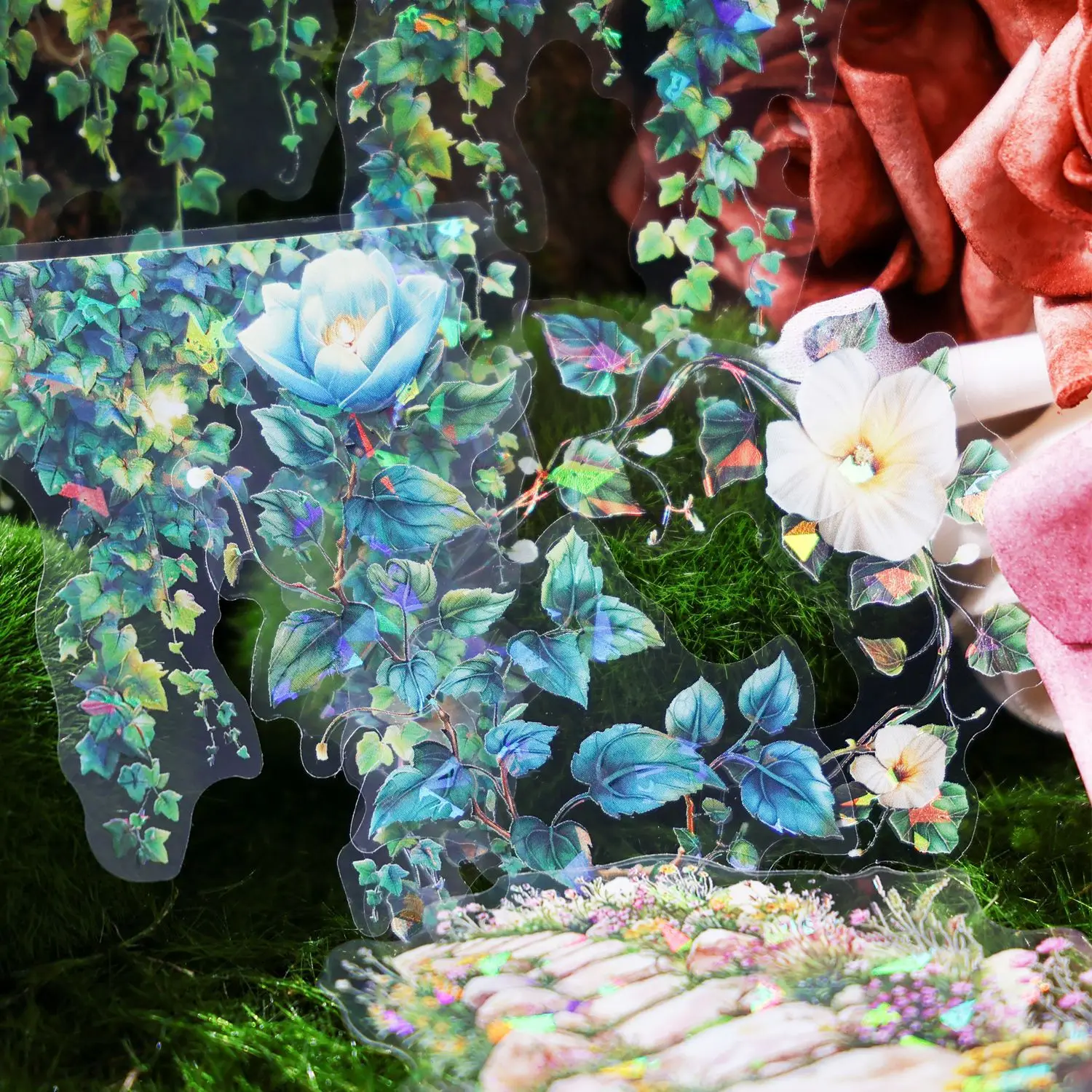 20pcs/1lot Kawaii Scrapbook Stickers Spring Day Letter Junk Journal Gold Planner Stationery Sticker Planner Decorative