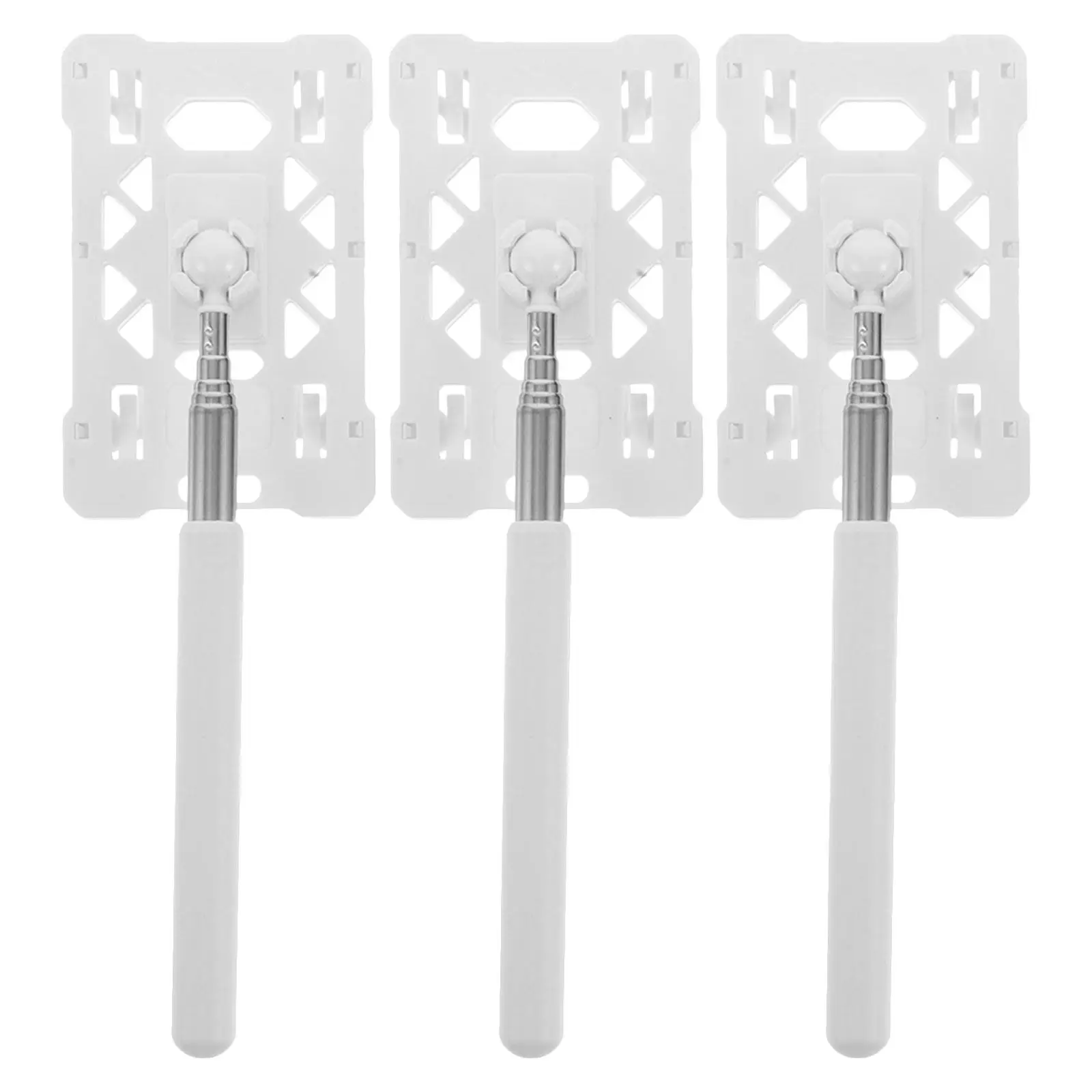3Pcs Retractable Vehicle Card Holder Rod Telescopic Parking Card Grabber Tool Swiping Stick Toll Booth