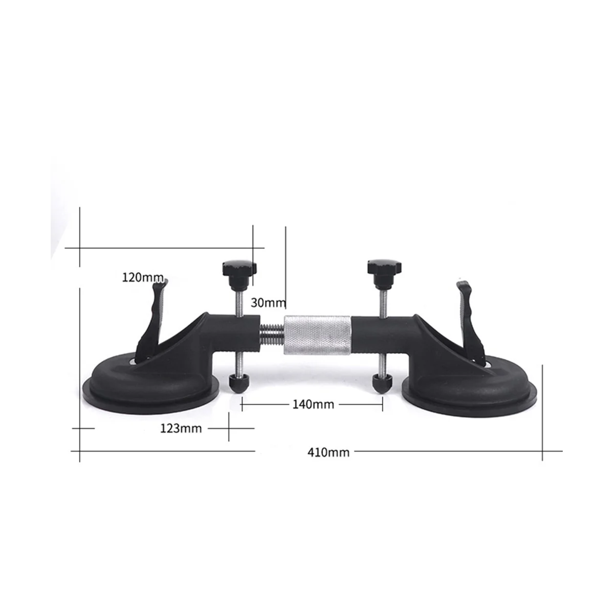 Adjustable Vacuum Sucker Glass Sucker Tensioner Seam Fixer Building Tool Aluminum