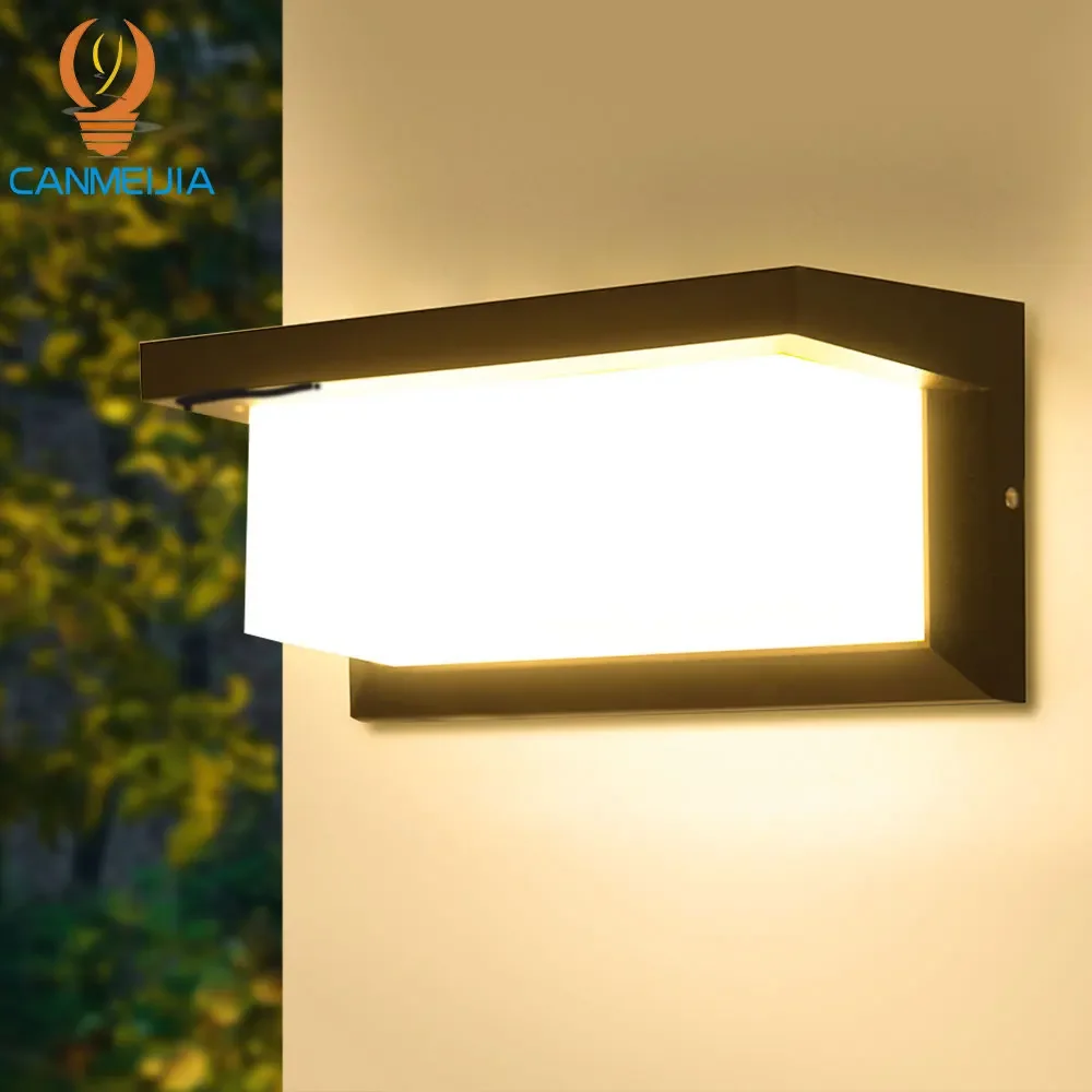 LED Wall Lamp Outdoor Ip45 Waterproof Wall Light 25W Wall Lamp for Bedroom Home Decoration Balcony Garden Interior Wall Lighting