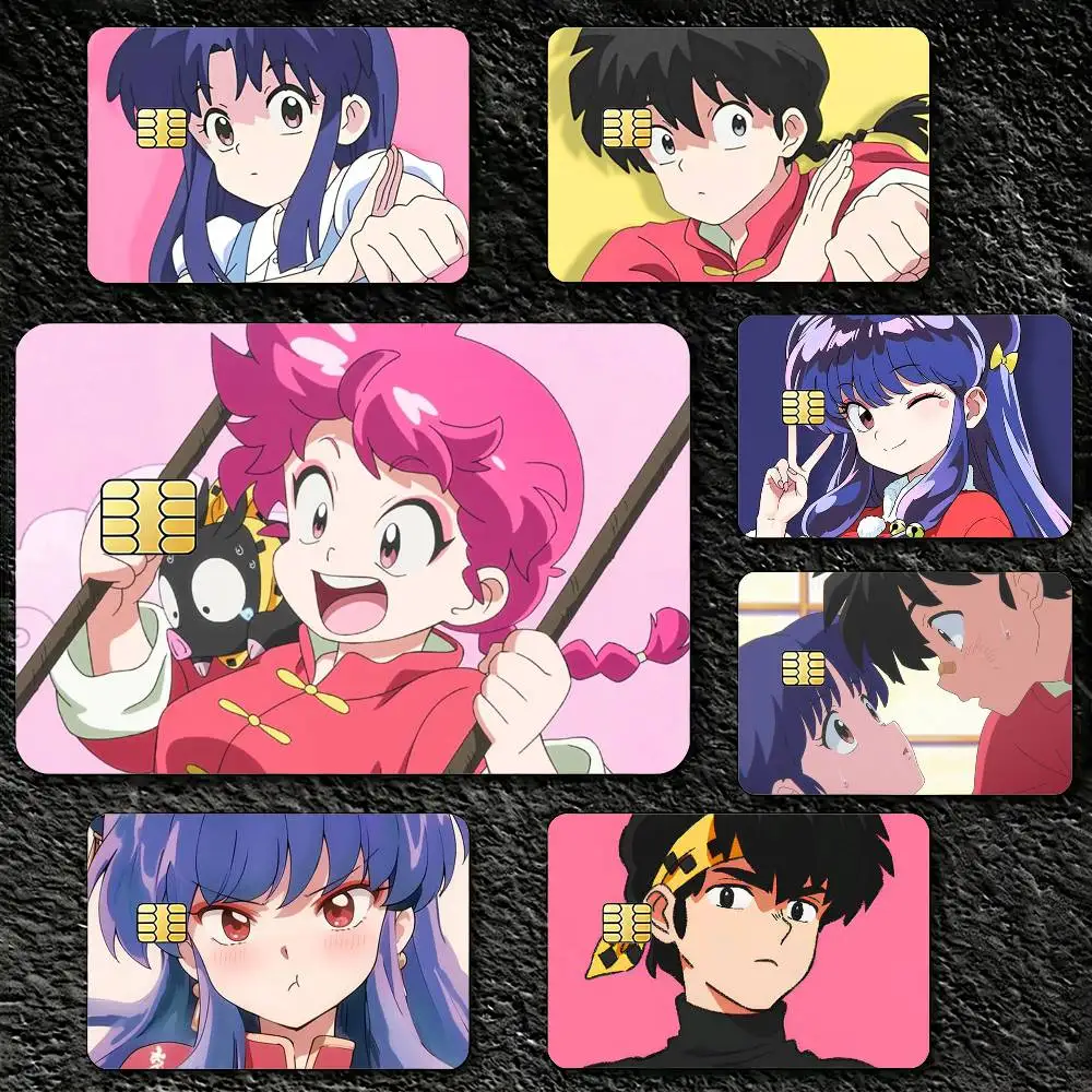 

COOL R-Ranma1 2 Credit Card Skin Stickers For VISA Bank Bus Metro Access Card Protective Film Cover Sticker
