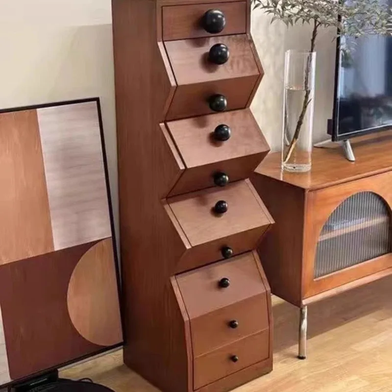 

Medieval creative retro living room Internet celebrity storage