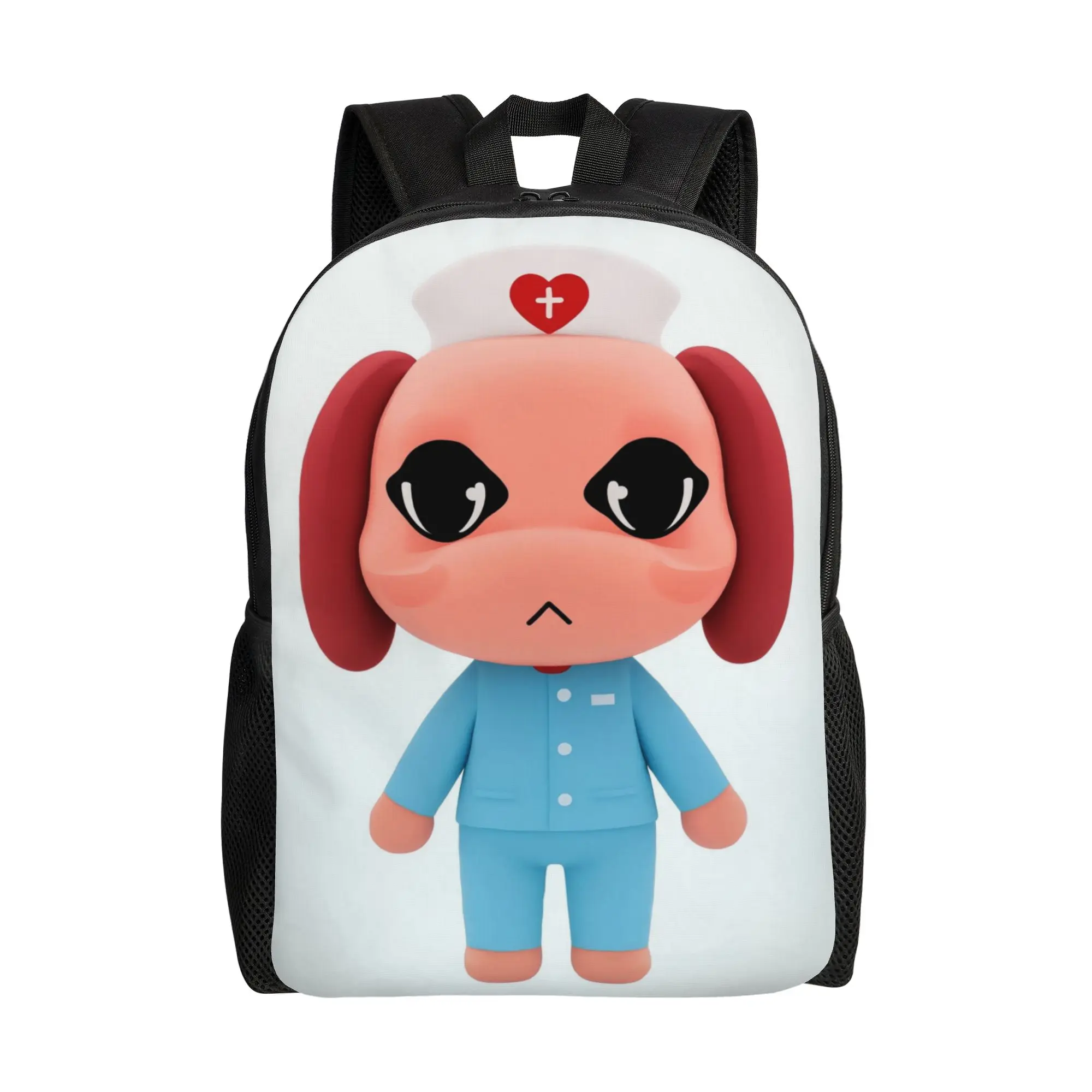 Kawaii Cartoon Animals Hospitals Fashion Backpack Gift Student Work  Daypack for Men Women Laptop Computer Canvas Bags