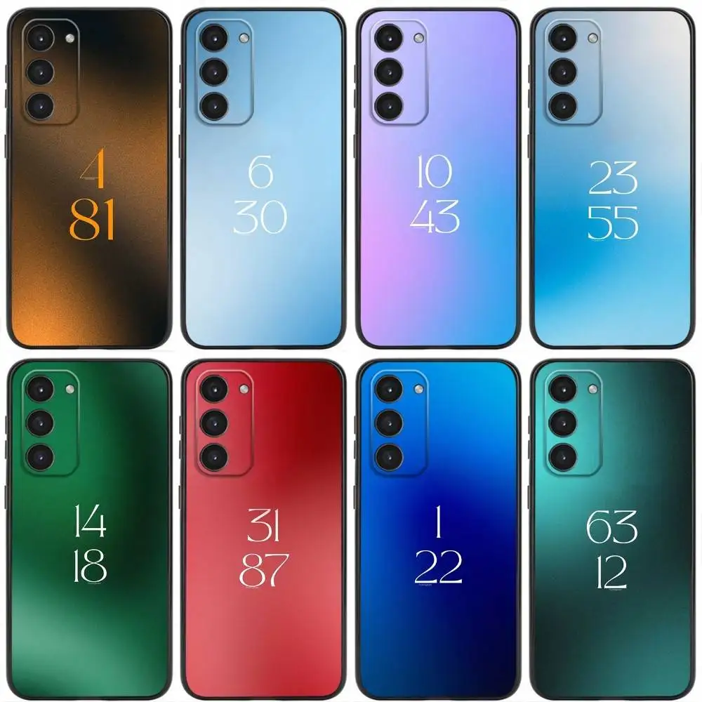 

2025 Team Numbers Phone Case For Samsung Galaxy A20,21s,22,31,32,52,53,72,73,80,91 Soft Liquid Silicone Black Cover