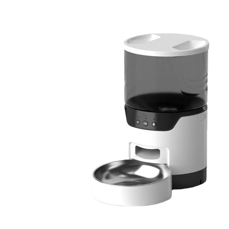 

Pet voice intelligent feeder APP control dual power supply home