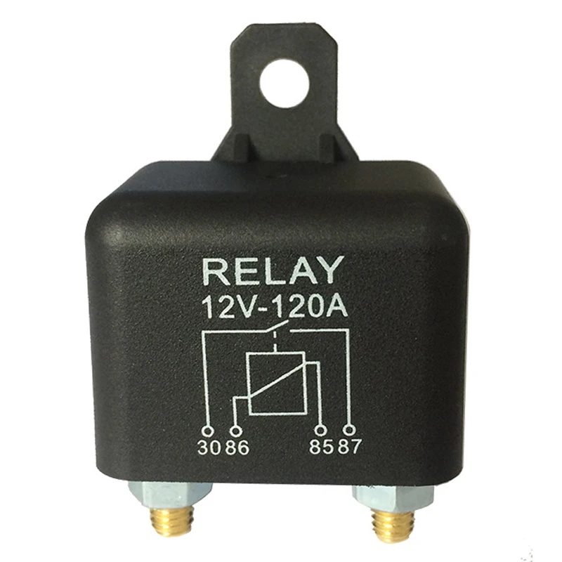 200A Automotive Small Shell Relay 12V4.8W Normally Open Relay Automotive Starter Relay