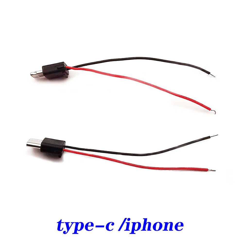 

1/2/5 pcs USB 3.1 Type-C 2Pin 2P welding wire male connector, suitable for mobile power charging plug