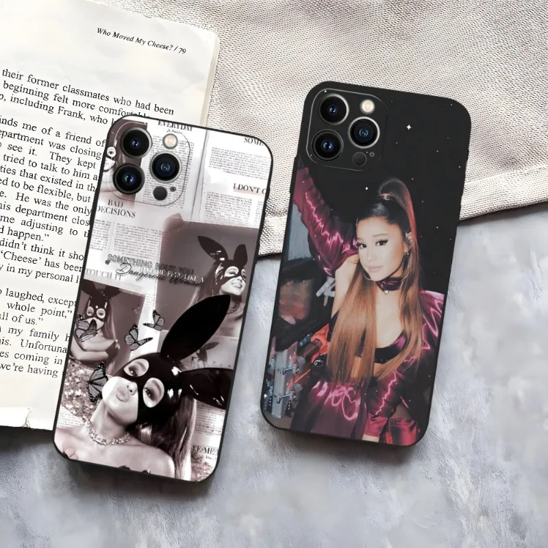 A-Ariana G-Grandes Phone Case For Iphone 15 14 Pro 13 Mini 11 12 Max Xr X Xs 7 8 6 Plus Shockproof Back Cover