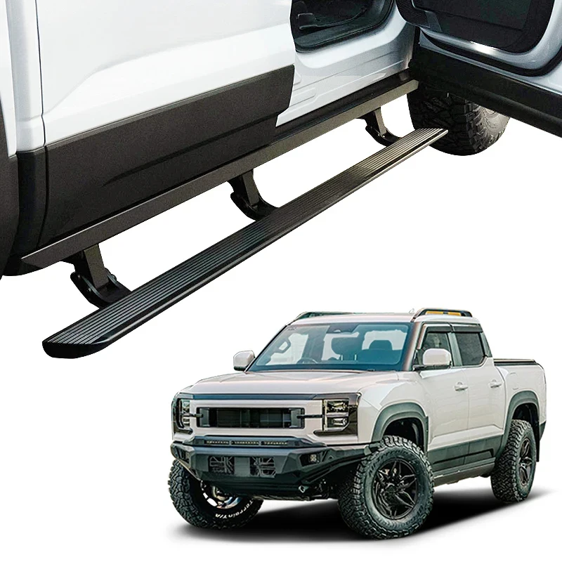 High Quality Electric Retractable Aluminum Alloy Side Step For BYD SHARK 6 Pickup 2024-2025
