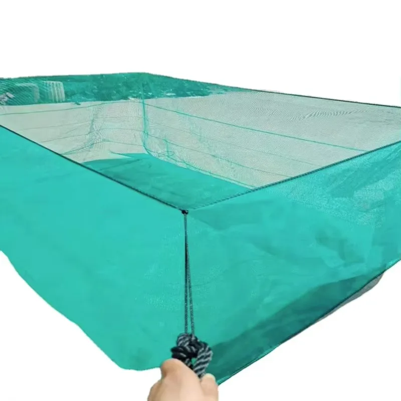 4*4*4m Fish Farming Aquaculture Tanks Fish Cage Hapa Net Cage Fishing Nets