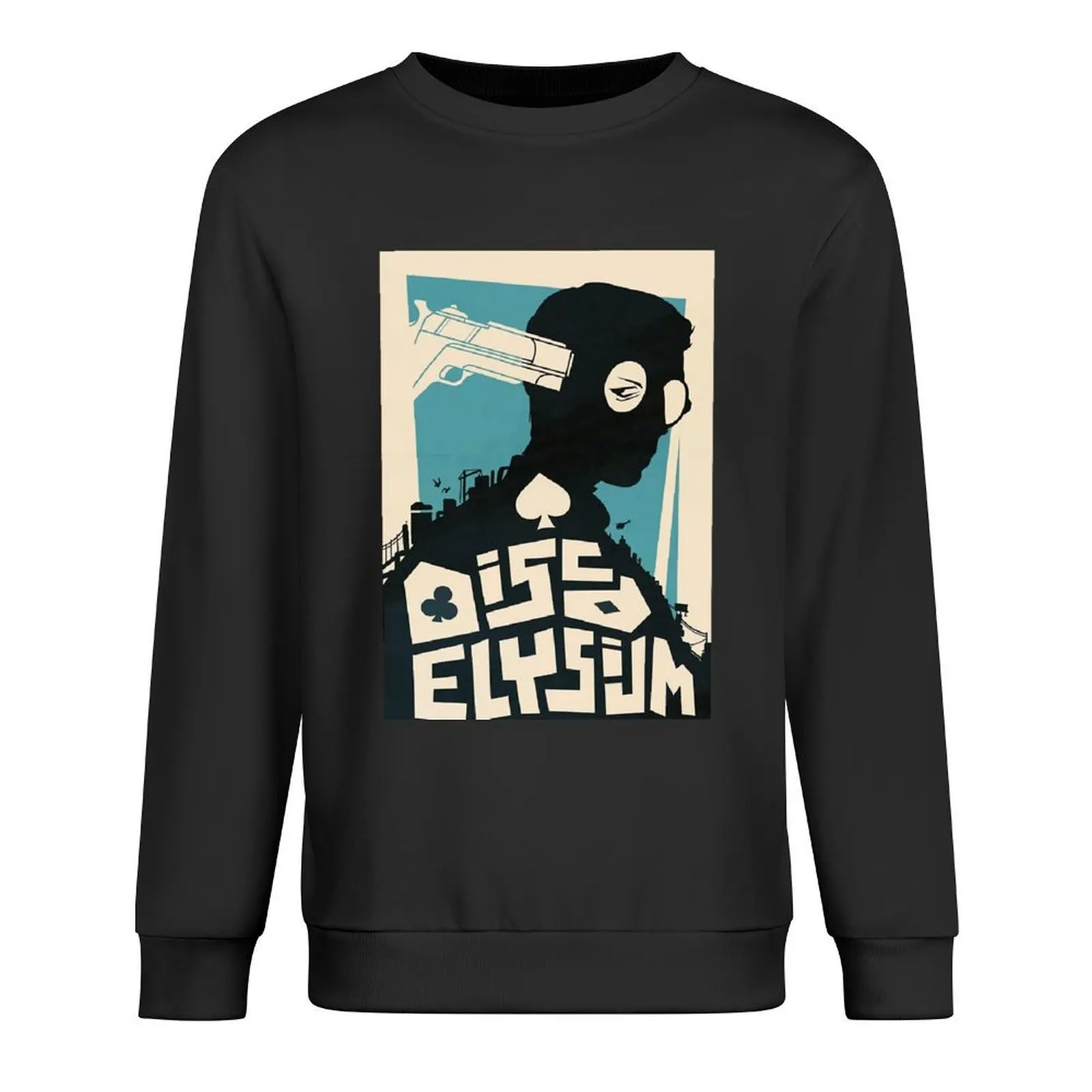 

guns death Pullover autumn new products anime clothing men clothing men's autumn clothes sweatshirts men