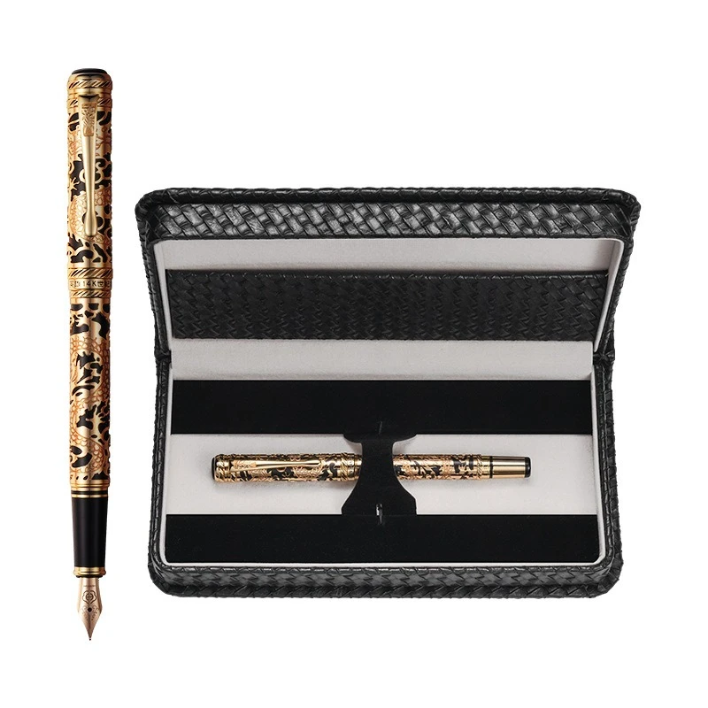 

Hero Century Golden Dragon 14K Gold Pen Millennium Year of the Dragon Embossed Limited Edition Pen