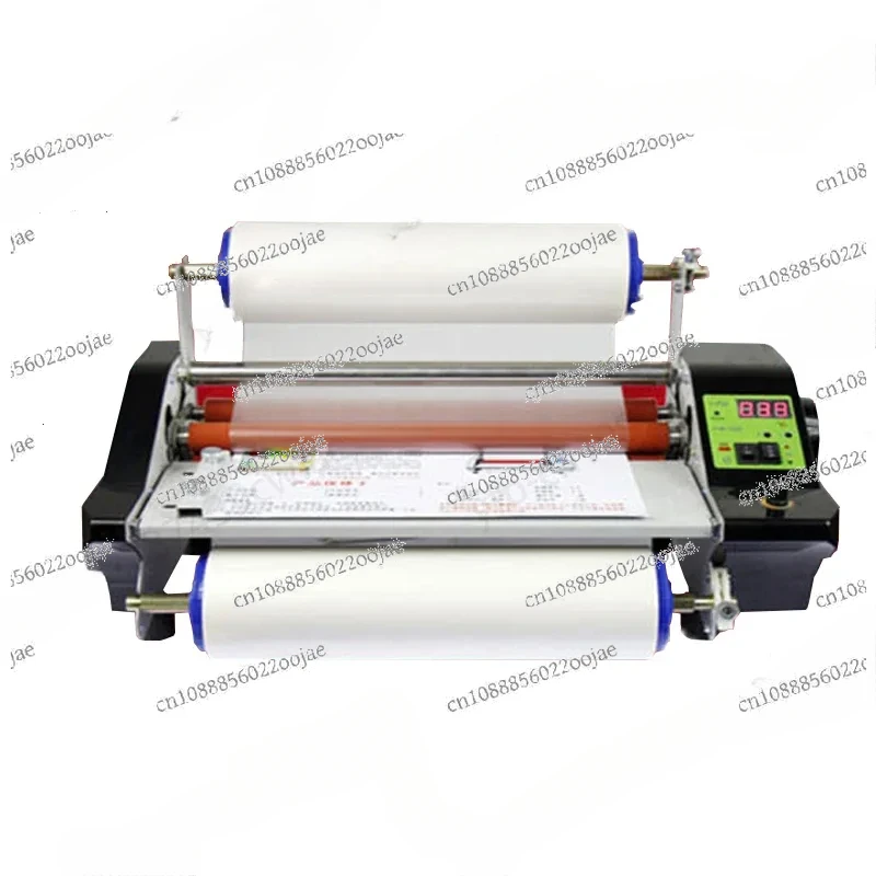 FM360s Photo Laminating Machine Electric Laminator Self-adhesive Crystal Label Hot&Cold Lamination Paper Book Laminating Machine