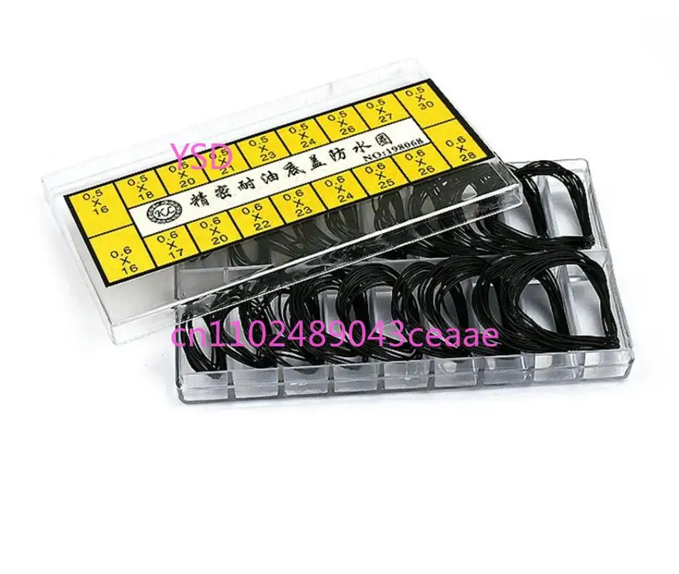 

4pcs Watch Back Case Rubber Waterproof O-Ring Gasket Repair Tools for Watchmaker Thickness 0.5Mm/0.6Mm High End Boxed