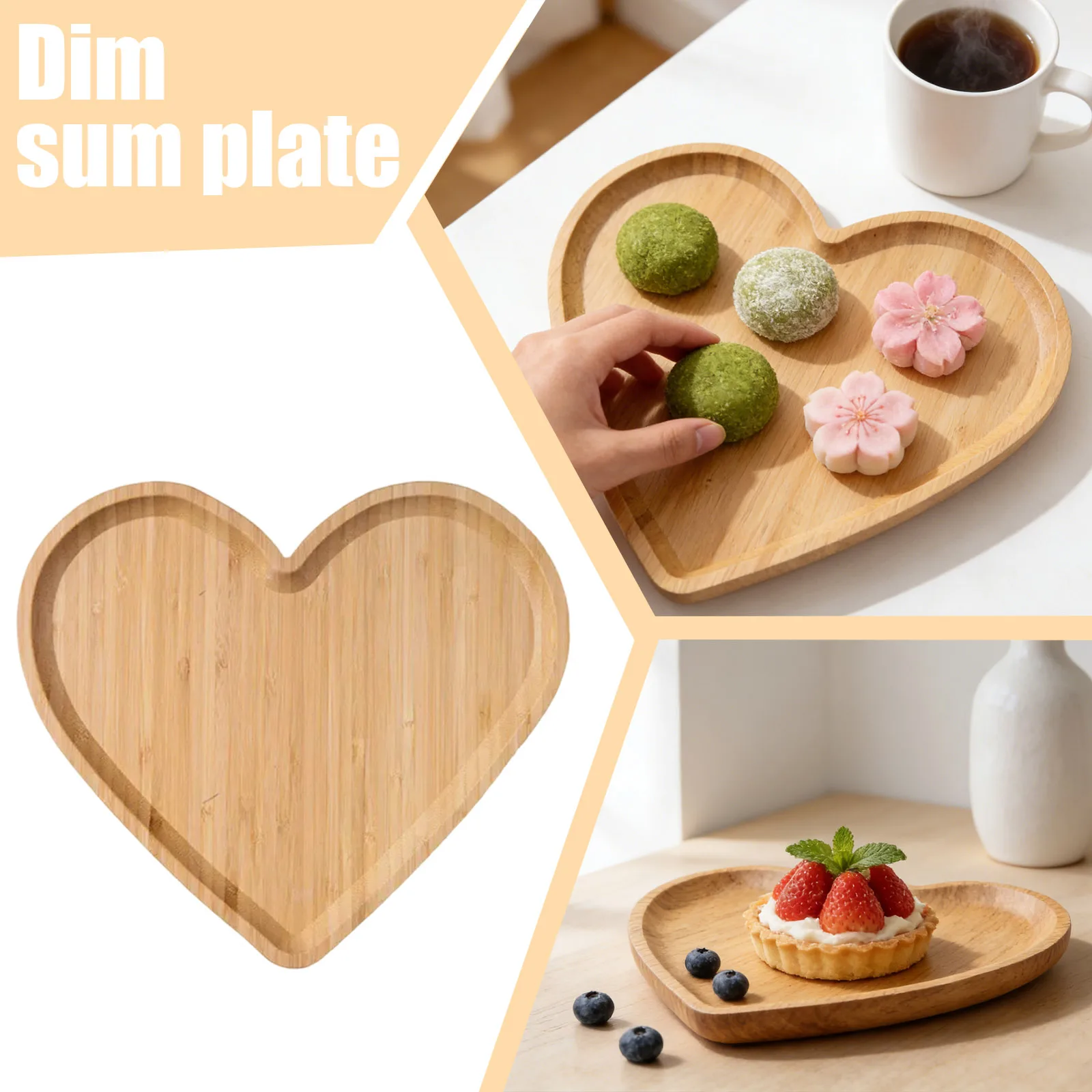 Wooden Heart-Shaped…