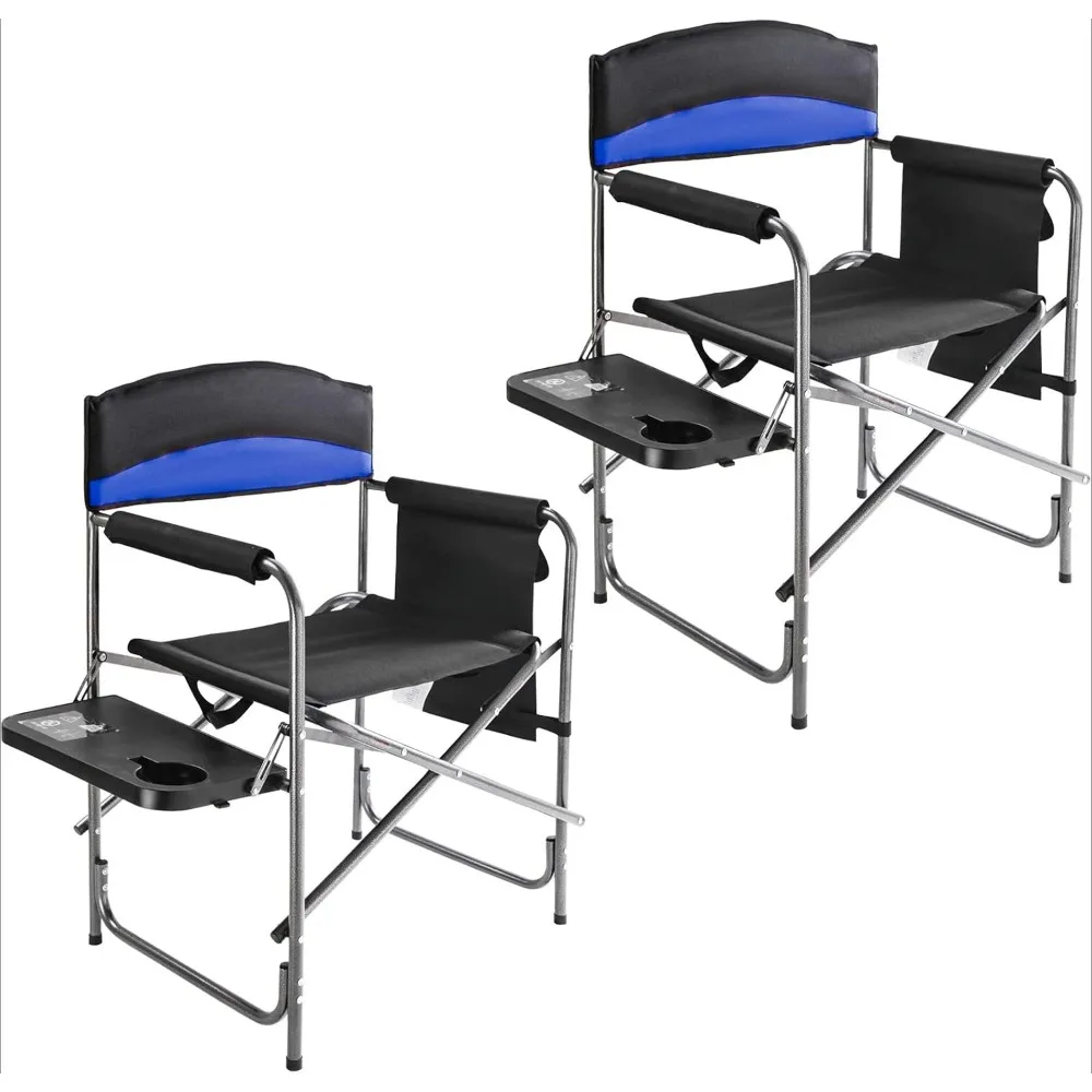 

2-Pack Directors Camping Chair with Padded Folding Portable Seats