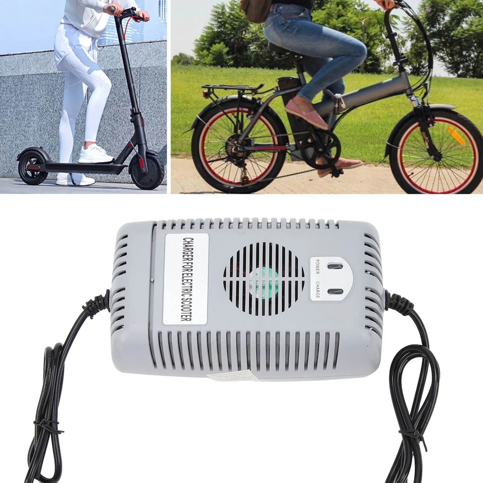 

Electric Scooter Lithium Battery Charger Compact and Lightweight Safe Reliable Durable Electric Bike 48V Lithium Battery Charger