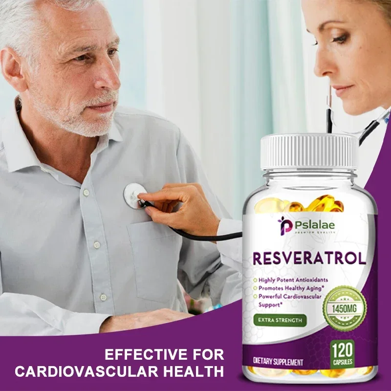 Resveratrol - Helps Support Cardiovascular Health, Promotes Skin Radiance, and Antioxidants