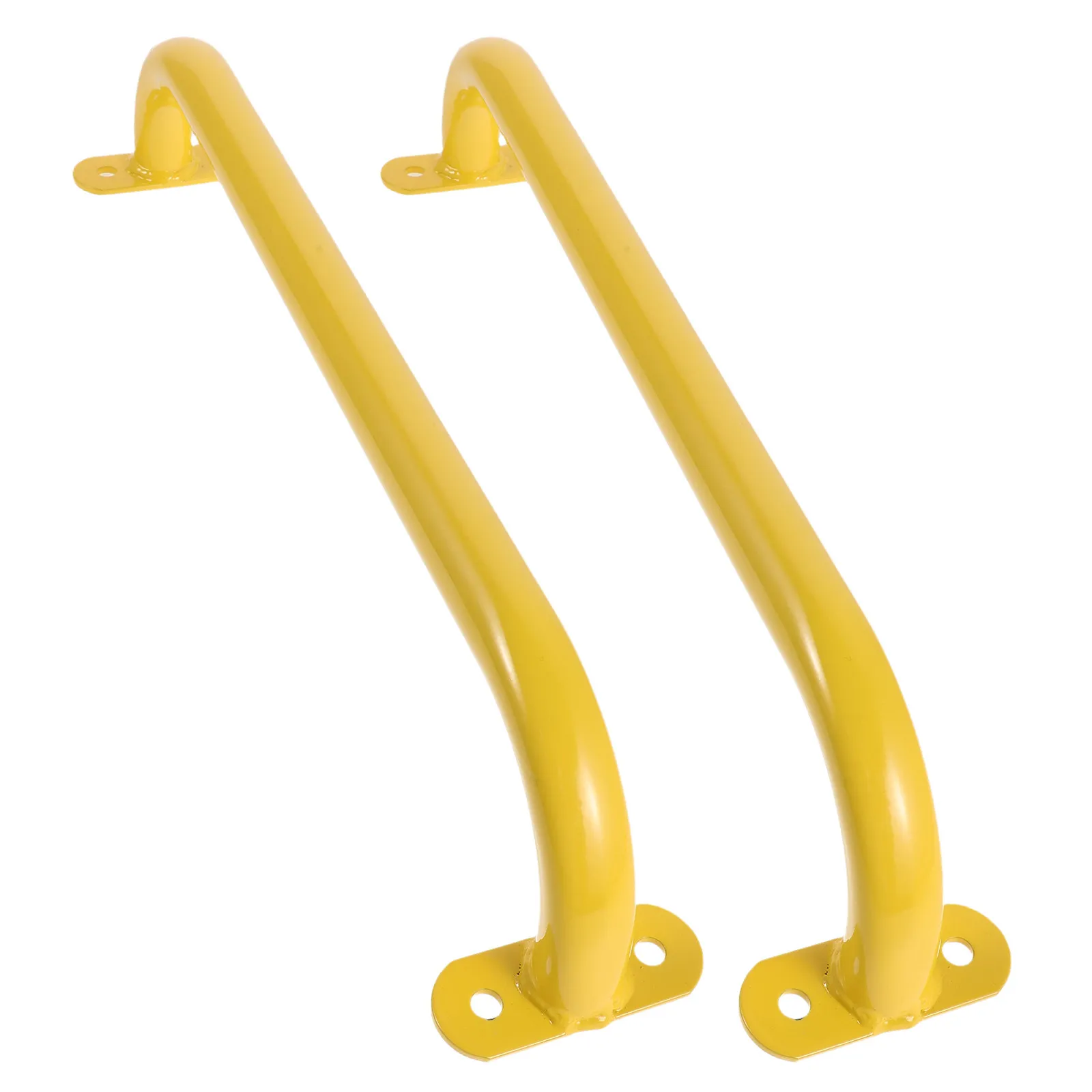 

2Pcs Treehouse Climbing Grab Bar Metal Safety Handrail Outdoor Playground Handles Nonslip Heavy Duty Backyard Playset