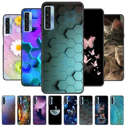 For TCL 20 5G Case Silicone Bumper Fashion Cartoon TPU Soft Covers for TCL 20L Plus 20S Phone Cover Coque for TCL20L Plus Fundas